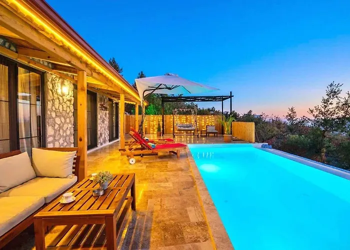 İslamlar 1 Bedroom Secluded With Private Pool Hot Tub Вилла
